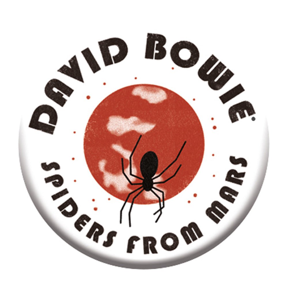 DAVID BOWIE デヴィッドボウイ - SPIDERS LOGO / バッジ - PGS